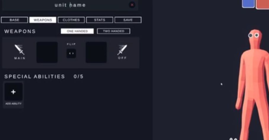 全面戰爭模擬器怎么使用自制兵種